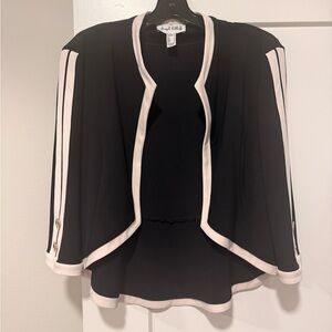 Joseph Ribkoff Black & White Blazer